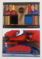 2005 Press Pass Dale Earnhardt Jr & Michael Waltrip Team Cards
