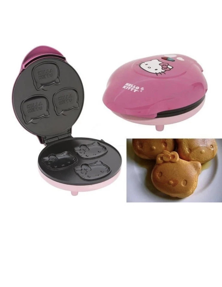 全新 Hello Kitty 煎饼制造商 复古 收藏品 - 状况完好 — 第 2/4 张图片