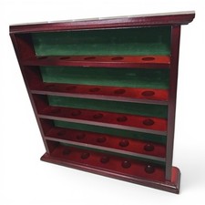 Wooden Golf Ball 5 Shelf Display Rack Holds 25 13" X 14