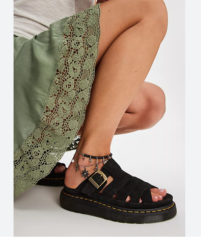 DR. MARTENS MAXXY SLIDE Buttersoft E.H. Suede Leather Sandale Wellmade&Vielseitig - Bild 5 von 24
