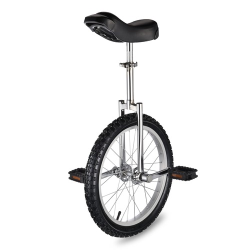 Monociclo Argento 18 In Ruota Mountain Wheel Antiscivolo Pneumatici Equilibrio Esercizio