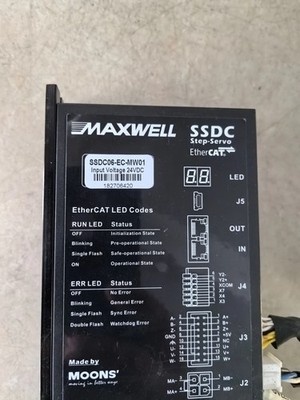 Used ONE  drive MOONS SSDC SSDC06-EC-MW01 Fedex DHL Ship  1PS *hu