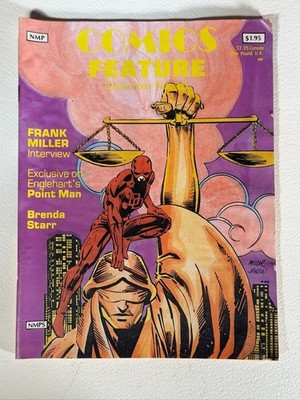 Comics Feature #15 1981 Frank Miller Daredevil Cover. HTF! See pics