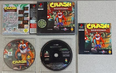 Crash Bandicoot  1 & Demo-CD -guter/sehr guter Zustand  Big Box  SEHR SELTEN - Bild 1 von 2