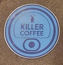 Dutch Bros Blue Killer Coffee Lid Sticker DB Coffee