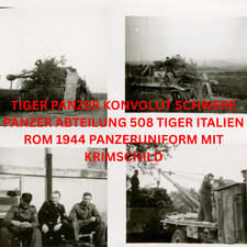 Tiger I foto raccolta carri armati pesanti reparto 508 Italia 15x WW2 originale WW2