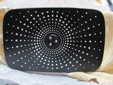 Veken 11.8" Rectangular Rainfall Shower Head, Chrome Black  FSR5V101WM NEW