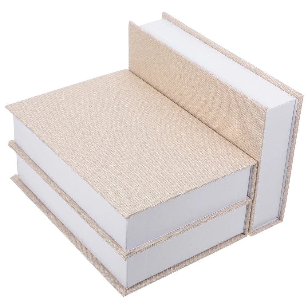 Scatola per libri in finta scatola decorativa per libri in stile vintage, per la casa, l'ufficio, per decorare scaffali, fermalibri, con tappi nascosti