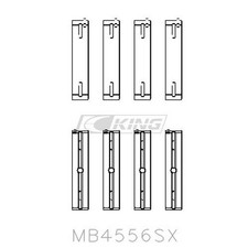 Kit cuscinetti principali KING per VM Motori A630 EXF Ecodiesel 3.0 (taglia 0.25) MB4556SX