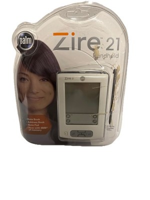 Palm Zire 21 Handheld PDA Digital Organizer Pilot touchscreen palmOS planner NEW