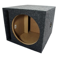 Car Audio Single 8" SPL Bass Subwoofer Labyrinth Vent Sub Box Stereo Enclosure