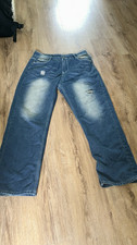TRUE RELIGION Herren Jeans Blau Denim Baumwol...