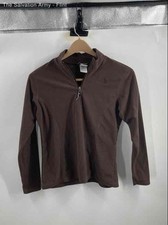 The North Face Youth Brown Long Sleeve Fleece Pullover Sweatshirt Size XL
