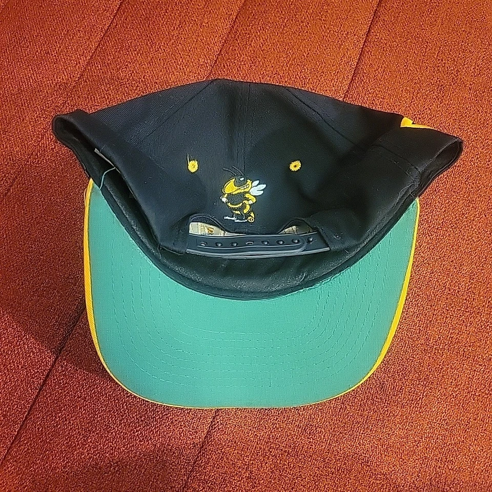 Georgia Tech Yellow Jackets Headmaster Vintage 90's Snapback Cap Atlanta  - Image 3 of 4
