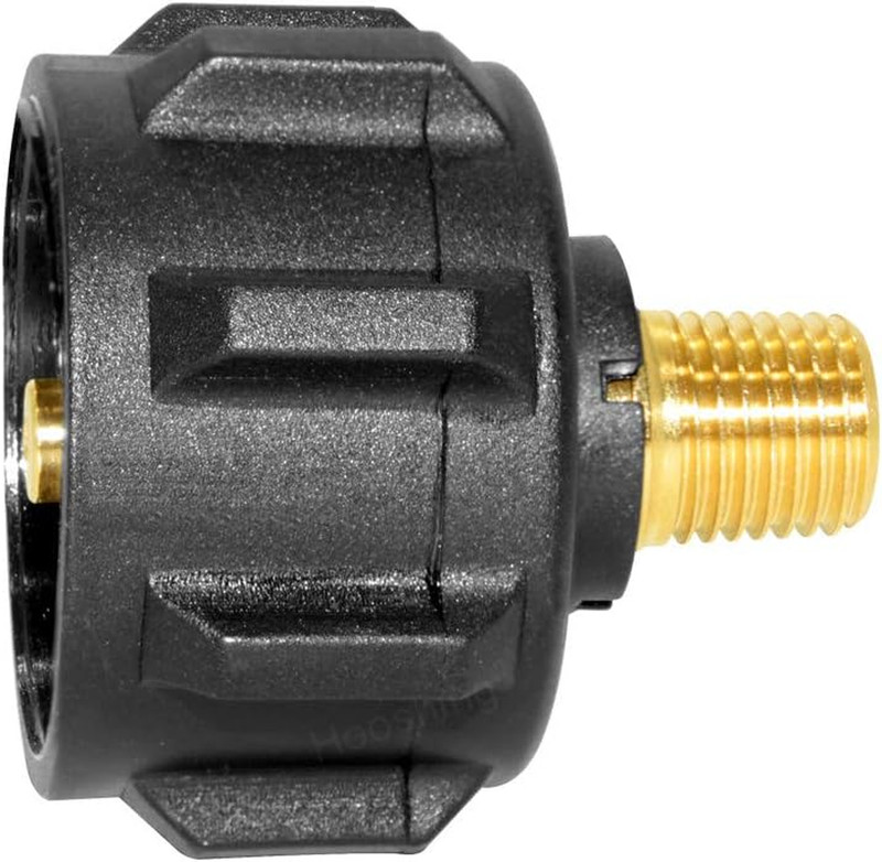 QCC1 Propane Gas Fitting Adapter with 1/4 Inch NPT Male Pipe Thread, Soild Brass