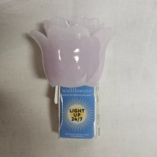 Bath and Body Works Wallflowers Diffuser Unit Lite Orchid Flower W Light Up 24/7