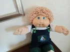 RESEVED FOR : pattmcfadde   Patch Doll Champagne Loop Hair Blue Eyes OK Tag