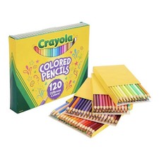 Crayola Colored Pencils Set for Kids -120ct, Bulk Art Supplies for Kids, Back ..