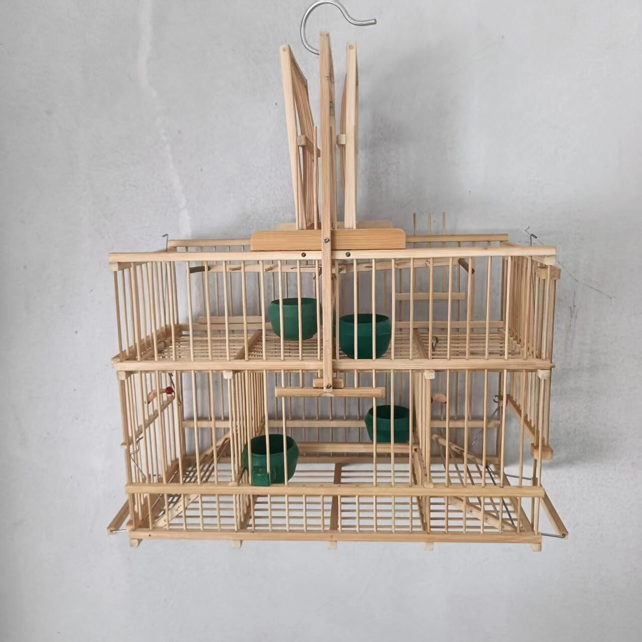 4-Door Birdcage Repeating Trap Cage Hunting Escaped bird cage Birds Catch
Opens in a new window or t