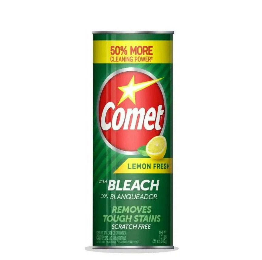 Comet 21 oz. All Purpose Abrasive Powder Cleaner with Bleach, Lemon