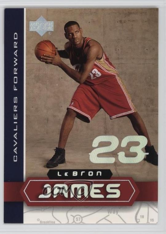 2002-03 Upper Deck UD Superstars Gift Box Bonus LeBron James #LBJ-3 9l6