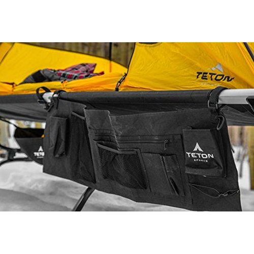 Teton Cot Organizer Great Camping and Hunting Gear; 39 inches X 12", Black - Picture 5 of 5