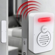 Voice Door Alarm Wireless Magnetic Sensor Adjustable Volume Entry Doorbell Alert