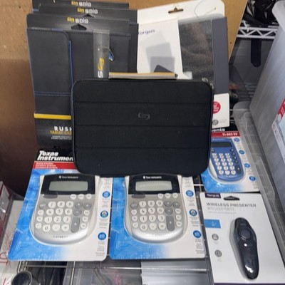 Technology Lot. Calculators Wireless Presenter iPad Cases and More