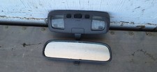 90-04 Toyota Tacoma Pickup Interior Rear View Mirror Dual Map Light Grey Oem 90-04 Toyota Tacoma Pickup Interior Rear View Mirror Dual Map Light Grey Oem