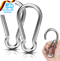 12X140Mm Groß Karabinerhaken Edelstahl 2 StüCk Edelstahl Karabiner Karabinerhake