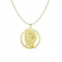Goldener Chow Chow Halskette 925 Silber Vergoldet Gravur Geschenk Damen