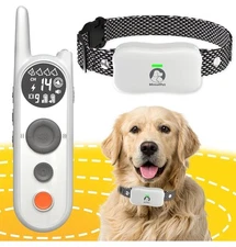 MIMOFPET Wireless Dog Fence System for 2 Dogs - Up to 3500ft Adjustable Electric