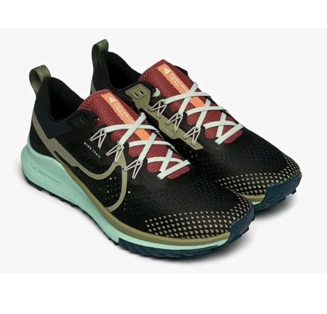 NIKE Men’s Pegasus Trail 4 Rubber-Mesh Running Shoes DJ6158-004 Size 9