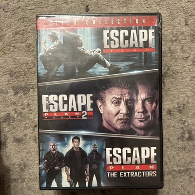 Escape Plan, Escape Plan 2, Escape Plan 3 Extractors (New Sealed DVD See Photos)