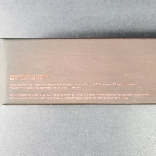 Lethal Cosmetics X Dexter Eye Shadow Pallet Limited Edition Blood Slide Box NIB - Picture 18 of 21