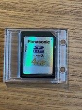 Panasonic 4GB SDHC Memory Card