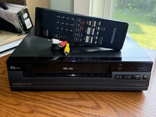 Magnavox VCR Video Cassette Recorder VHS Player VR9740AT01 with Remote Tested
