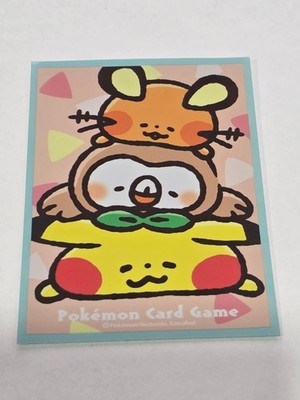 1x Dedenne Pikachu Rowlet Individual Card Sleeve Pokemon Center Japan Original