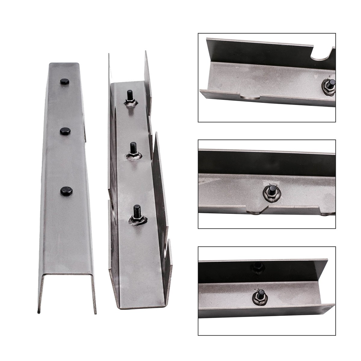2Pcs Center Skid Plates Rust Repair Frame RH LH For Jeep Wrangler