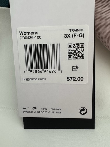 NEW Nike Alpha Women's High-Support Padded Zip Racerback Sports Bra 3x (F-G) - Picture 9 of 11