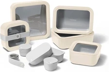 Caraway Home 14-Piece Glass Food Storage Set