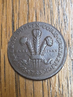 ½ Penny Dublin - H S and Co. 1795