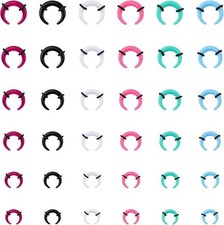 Acrylic Septum Pincher Tapers - 36 Pcs Acrylic Septum Stretching Kit Multicolor