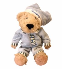 FAO SCHWARZ Sleepy Time Teddies TUESDAY Bear Plush Days Of The Week 10  