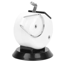 4 Digit Handheld Tally Counter Mechanical ABS Plastic with Hook Base White