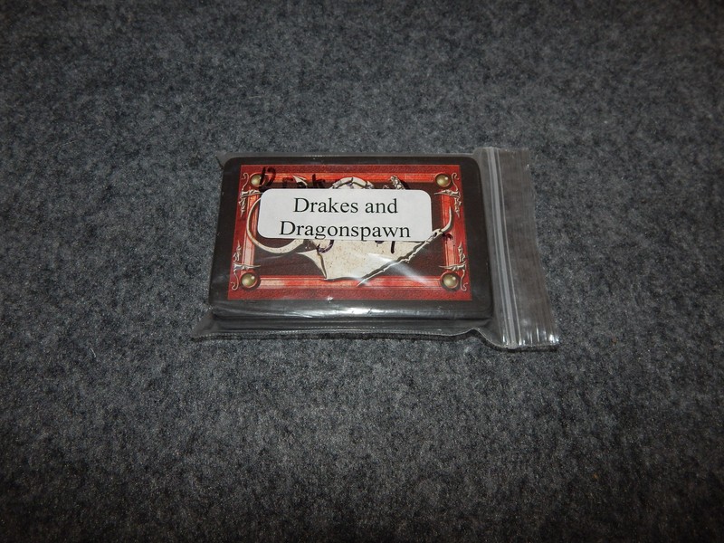 Runebound 2nd Edition Drakes and Dragonspawn Challenge Card Set expansion no box