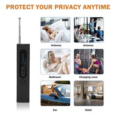 Portable Hidden Camera Detector Finder Bug GPS Tracker Scanner Device Car Hotel