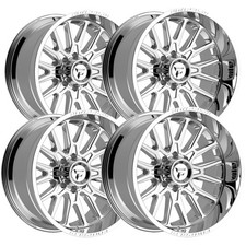 Set Of 4 Fittipaldi Off-road Fa18mc 24x12 8x170 -44mm Mirror Coat Wheels Rims