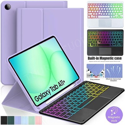 Touchpad Beleuchtete Tastatur Hülle Für Samsung Galaxy Tab A11+ S11 S10 Lite/S9