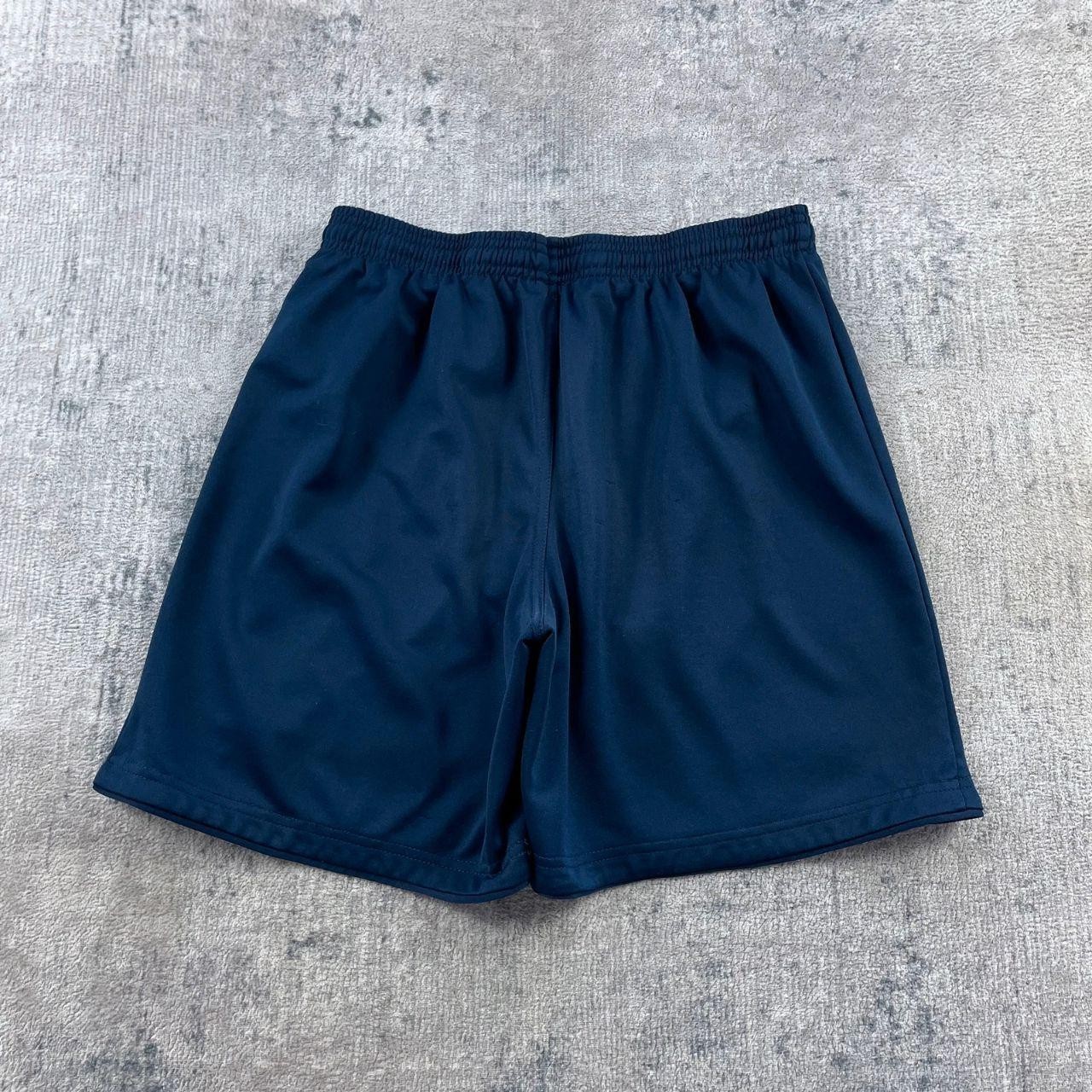 UMBRO Shorts Mens Medium Navy Y2K Relaxed Spell Out Embroidered image 5